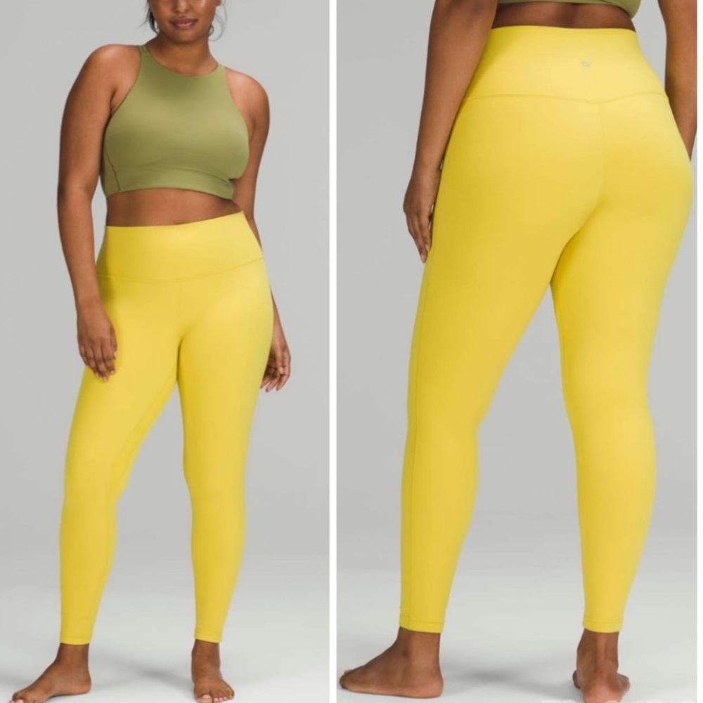 NWT Lululemon Align High-Rise Pant 28” in Soleil Sz. 12 *Sold out color online